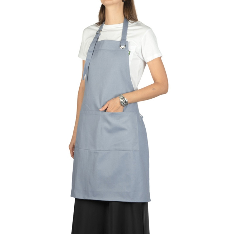 Хлопковый фартук Delight с карманом и регулируемыми завязками, антрацит Хлопковый фартук Delight с карманом и регулируемыми завязками, антрацит