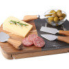 Набор для сыра в подарочной коробке из акации и мрамора "Date"