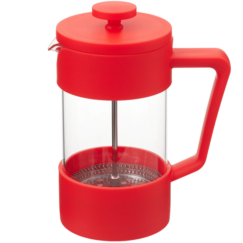 Пластиковый френч-пресс "Intense", 600мл, красный