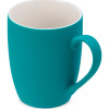 Кружка с покрытием soft-touch “Tulip Gum”, бирюзовый 320C