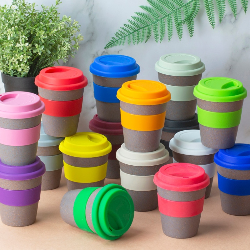 Стакан с силиконовой крышкой "Cafe", olive