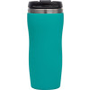 Термокружка "Mony Steel" 350 мл, soft touch, бирюзовый 320C