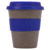 Стакан с силиконовой крышкой "Cafe", темно-синий
