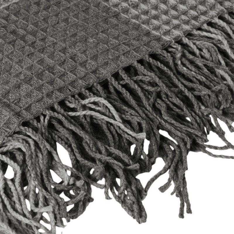 Плед акриловый Gaufre, серый