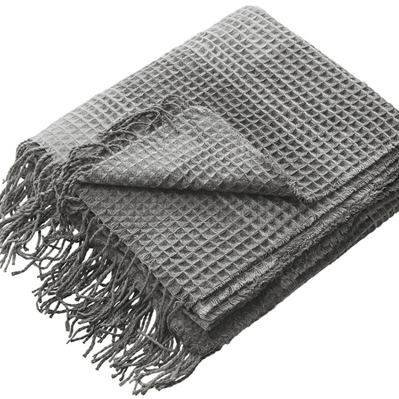 Плед акриловый Gaufre, серый