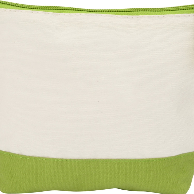 Косметичка хлопковая Cotton, зеленое яблоко