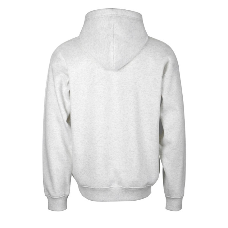 Толстовка с капюшоном оверсайз «Berlin» унисекс, белый меланж