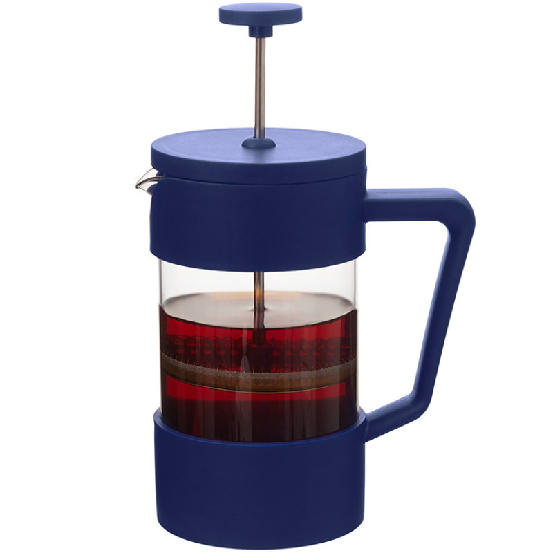 Пластиковый френч-пресс "Intense", 600мл, темно-синий