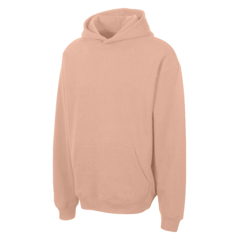 Толстовка с капюшоном оверсайз «Berlin» унисекс, лосось