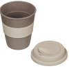 Стакан с силиконовой крышкой "Cafe", beige