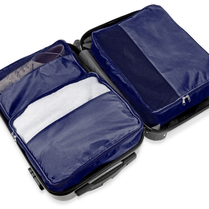 Комплект чехлов для путешествий "Easy Traveller", темно-синий