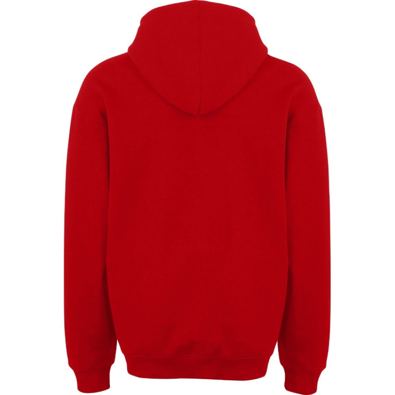 Толстовка с капюшоном оверсайз «Berlin» унисекс, красный