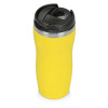 Термокружка "Mony Steel" 350 мл, soft touch, желтый