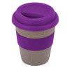 Стакан с силиконовой крышкой "Cafe", фиолетовый