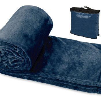 Плед «Тедди», темно-синий