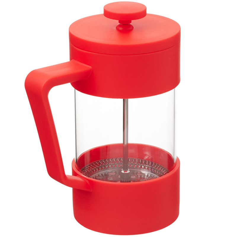 Пластиковый френч-пресс "Intense", 600мл, красный