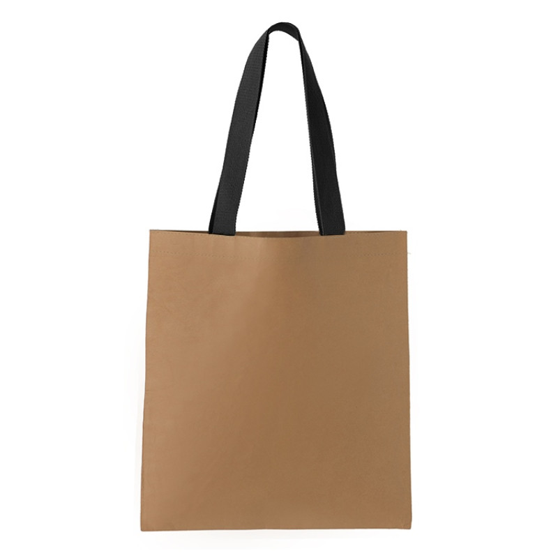 Сумка-шоппер Papyrus из моющейся крафт-бумаги, натуральный/черный Сумка-шоппер Papyrus из моющейся крафт-бумаги, натуральный/черный