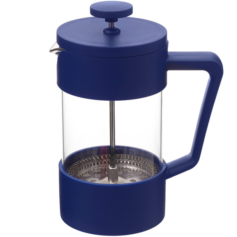 Пластиковый френч-пресс "Intense", 600мл, темно-синий