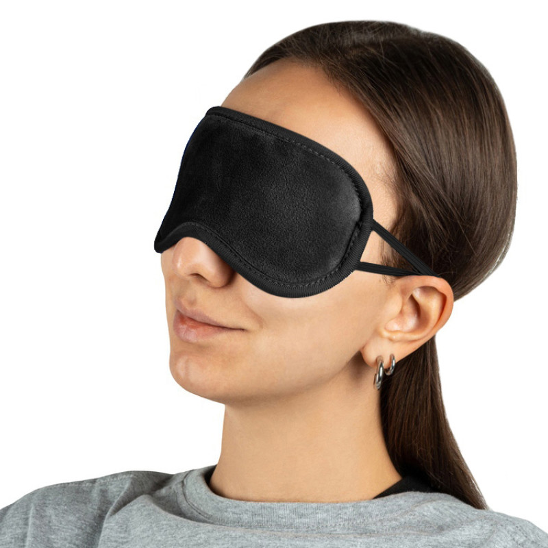 Маска для глаз Dream из полиэстер спандекс плюш, черный