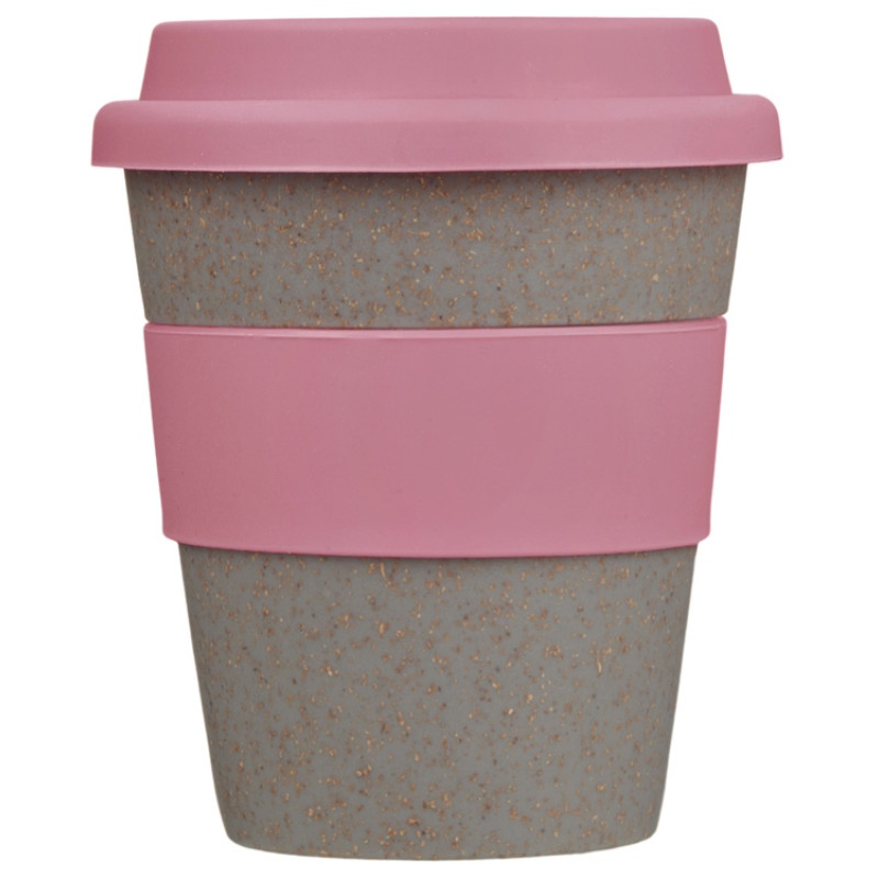 Стакан с силиконовой крышкой "Cafe", dust pink