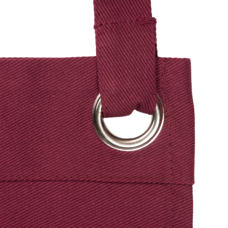 Хлопковый фартук Delight с карманом и регулируемыми завязками, бургунди