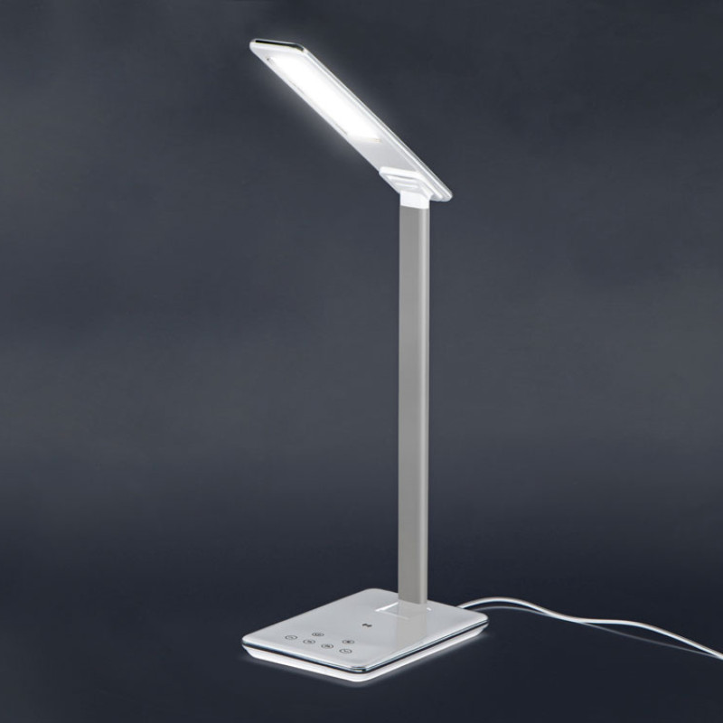 Настольная лампа с функцией беспроводной зарядки "Starline", белый