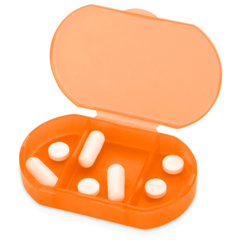 Таблетница, оранжевый