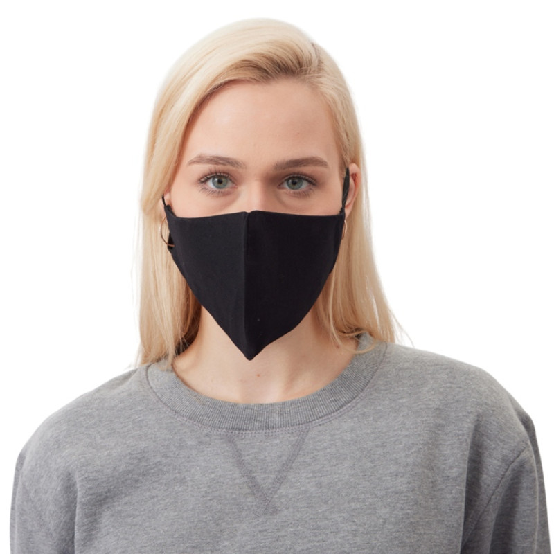 Хлопковая защитная маска для лица многоразовая анатомической формы без шва Хлопковая защитная маска для лица многоразовая анатомической формы без шва
