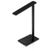 Настольная лампа с функцией беспроводной зарядки "Starline", черный