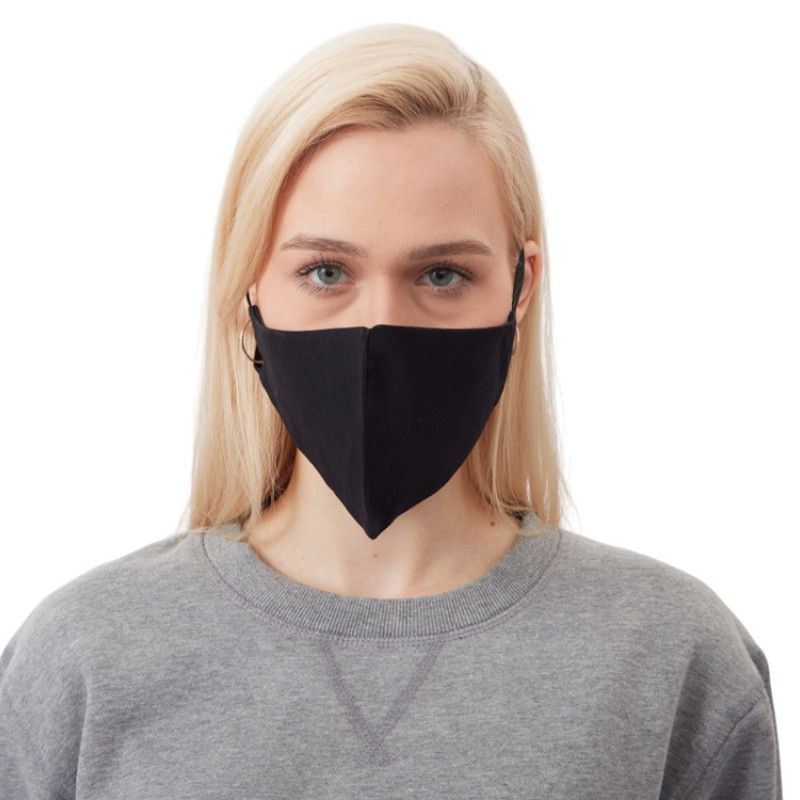 Хлопковая защитная маска для лица многоразовая анатомической формы без шва Хлопковая защитная маска для лица многоразовая анатомической формы без шва