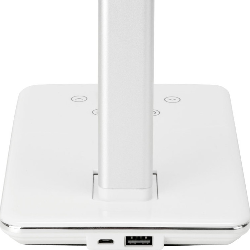 Настольная лампа с функцией беспроводной зарядки "Starline", белый