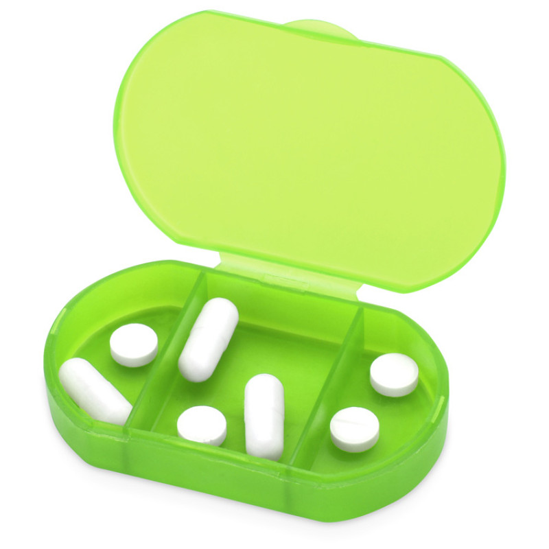 Таблетница, зеленое яблоко Таблетница, зеленое яблоко