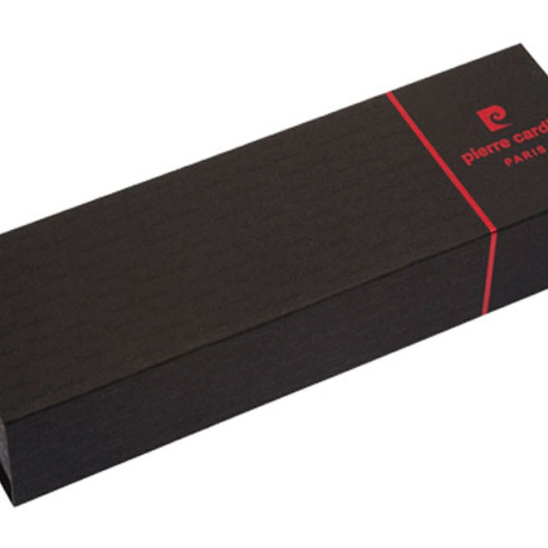 Ручка шариковая Pierre Cardin GAMME Classic с поворотным механизмом, черный матовый/серебро