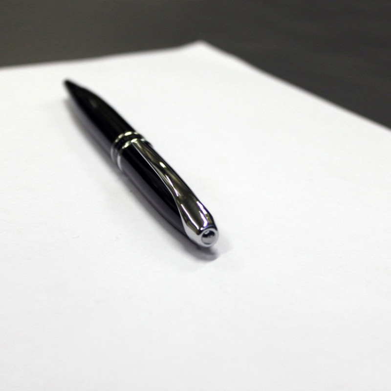 Ручка шариковая Cerruti 1881 модель «Silver Clip»  в коробке