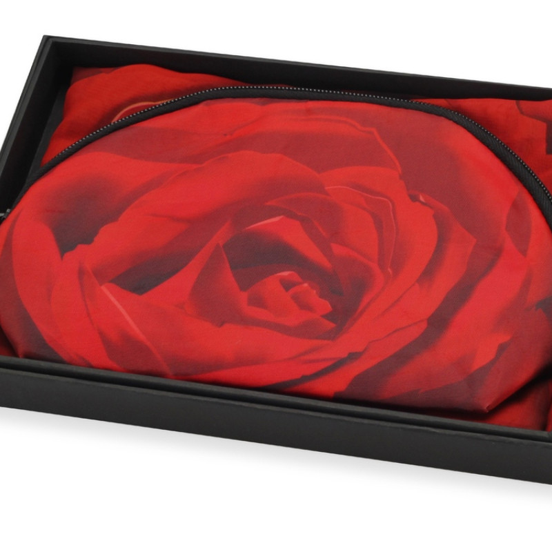 Набор «Роза»: косметичка и шарф