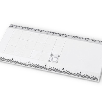 Линейка с игрой «Пятнашки», белый