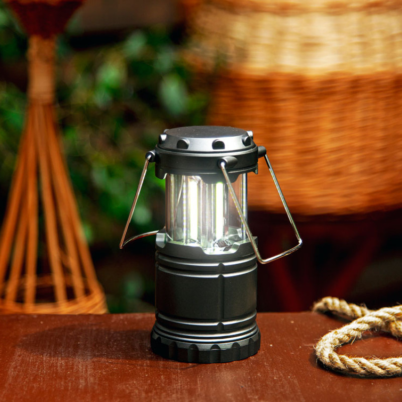 Фонарь «Probe» складной COB, для активного отдыха, серый