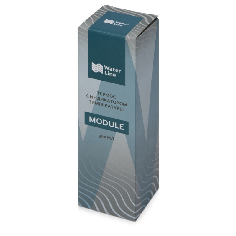 Термос с индикатором температуры "Module", 360 мл, черный