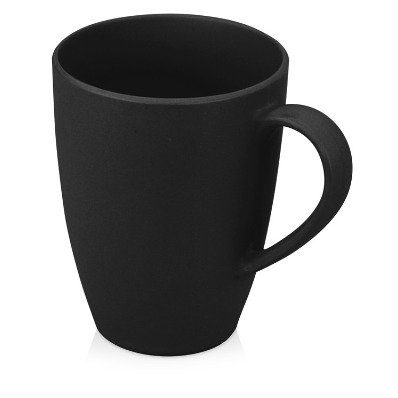 Кружка "Grain" из натуральных волокон, черный