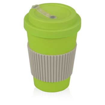 Термокружка "Muffin" из натуральных волокон, зеленое яблоко