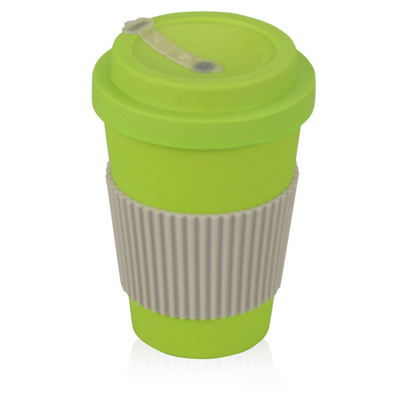 Термокружка "Muffin" из натуральных волокон, зеленое яблоко Термокружка "Muffin" из натуральных волокон, зеленое яблоко