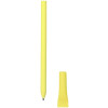 Ручка картонная с колпачком "Recycled", желтый