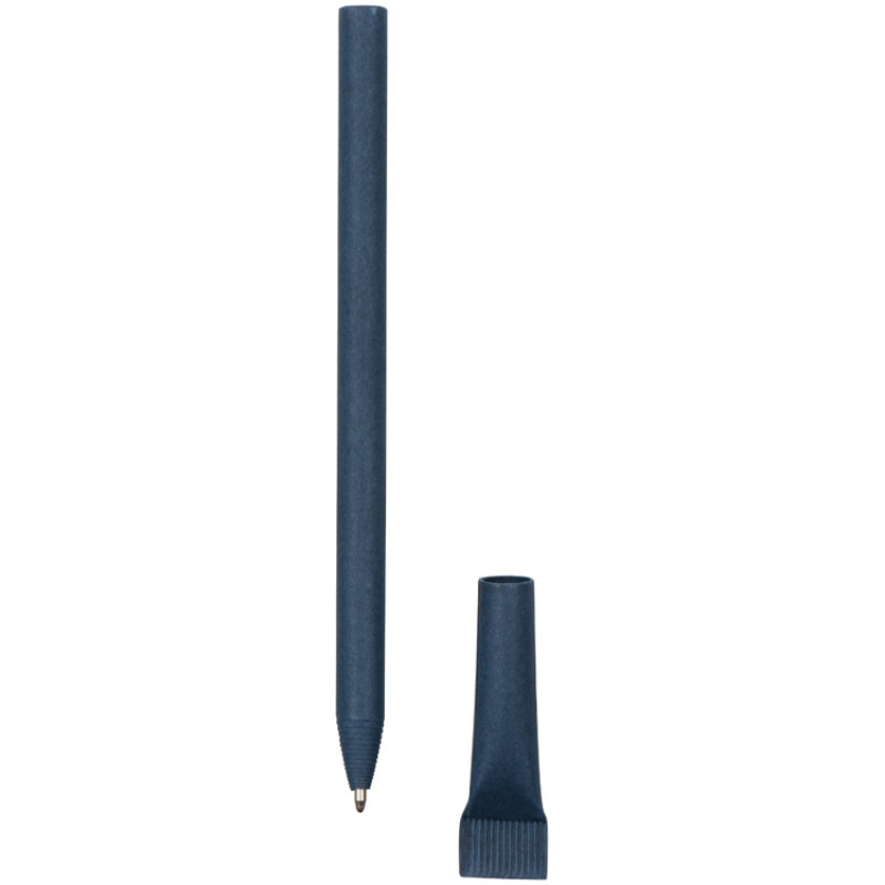 Ручка картонная с колпачком "Recycled", синий (4153C)