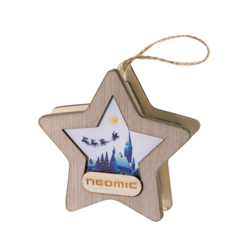 Подвеска с подсветкой, звезда