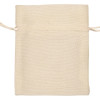 Мешочек подарочный, искусственный лен, малый, белый