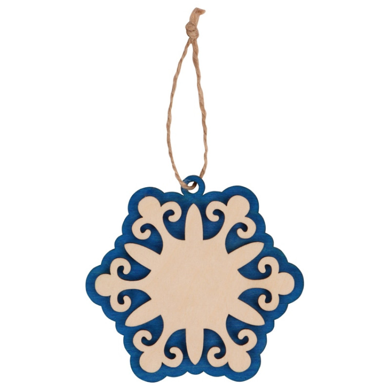 Подвеска деревянная "Кристаллик"