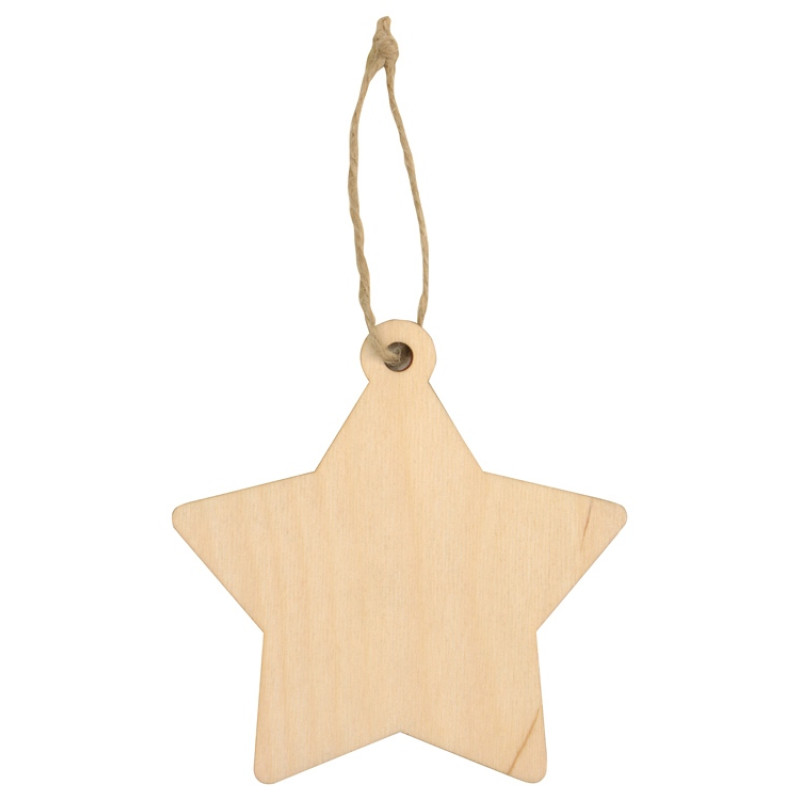 Подвеска деревянная «Звезда»