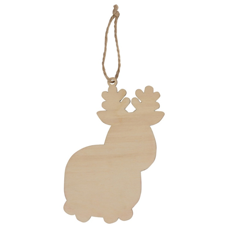 Подвеска деревянная "Олень"
