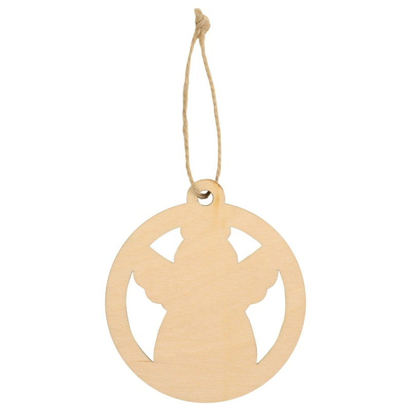 Подвеска деревянная «Рождественский ангел»