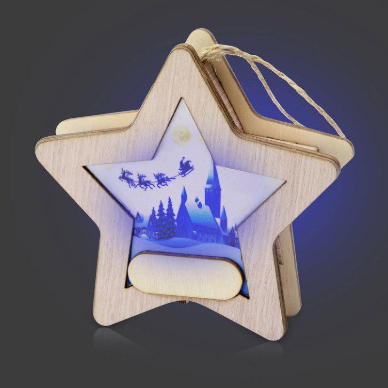 Подвеска с подсветкой, звезда